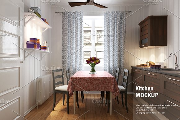 Kitchen Curtain Mock-up
