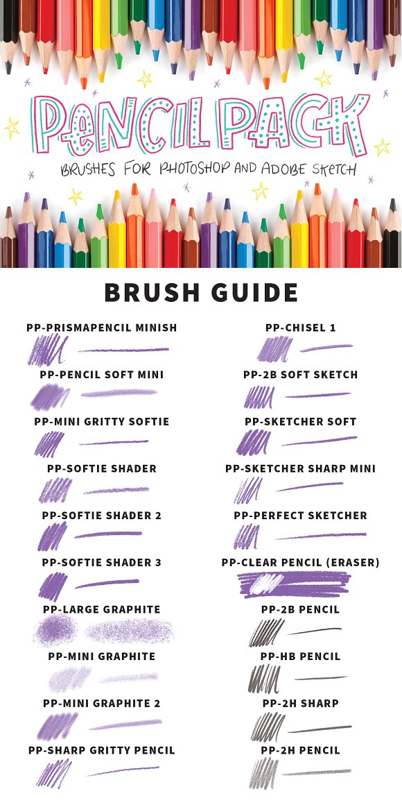 Pencil Pack PS Brushes