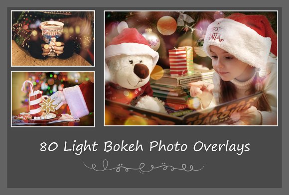80 Light Bokeh Photo Overlays