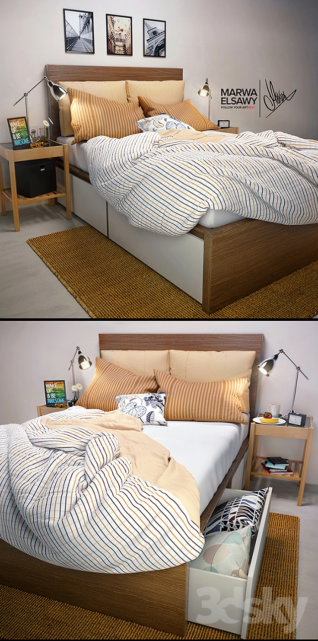 IKEA MALM Bed