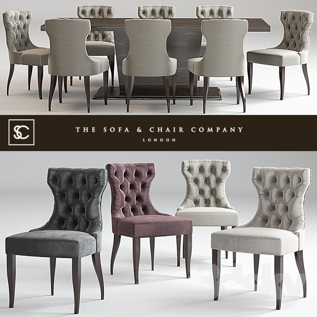 Guinea dining chair &amp; Langham Table _ Lugano