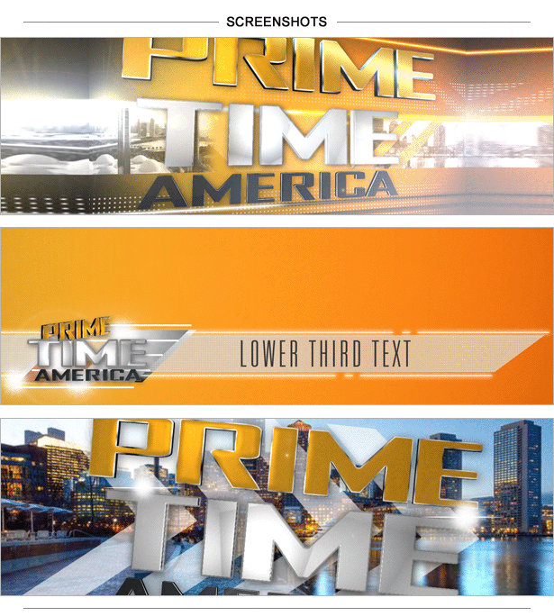  Prime Time Show Broadcast Pack 