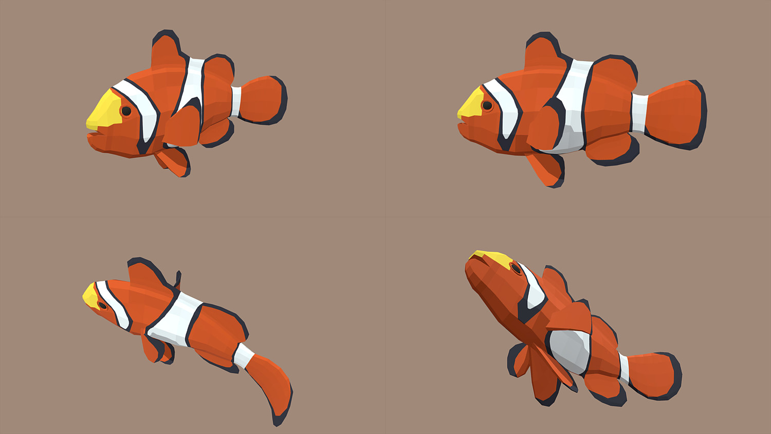 Fish Cartoon Collection Part 01 Animated