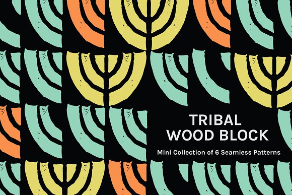 Tribal Woodblock | Mini Patterns