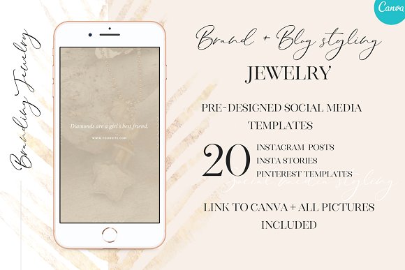 Social media- Brand styling Jewelry