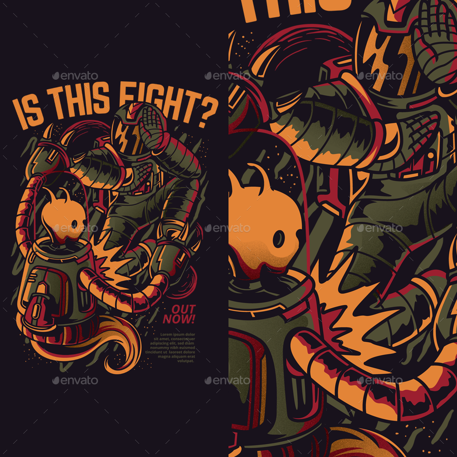  Is This Fight? T-Shirt Design 