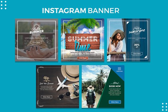 Instagram Summer Banners