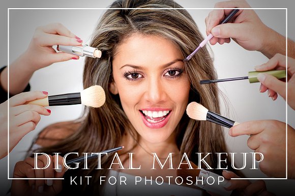 Digital Makeup Kit for Photoshop