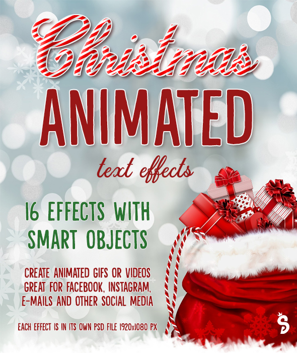  Christmas Animated Text Effects 