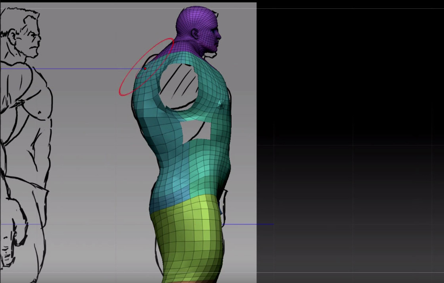 Hulk En Vol.1: Body Modeling