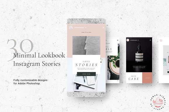 Minimal Lookbook Instagram Stories