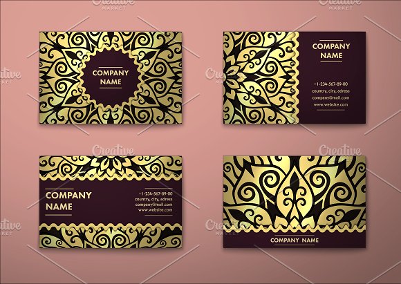 Mandala business card 012