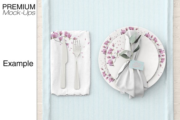 Plates & Tablecloth Set