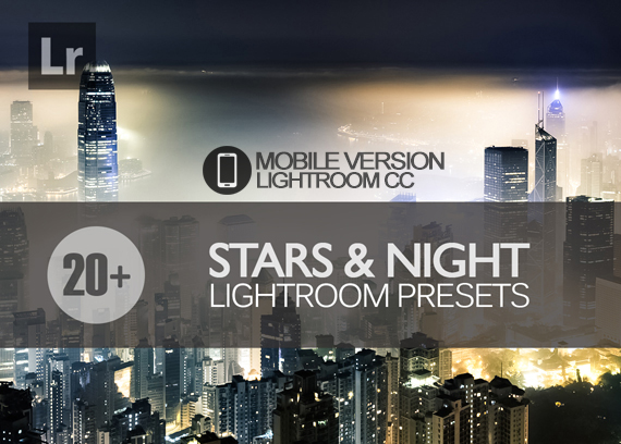 20+ Stars and Night Sky Lightroom Mobile bundle (Presets for Lightroom 