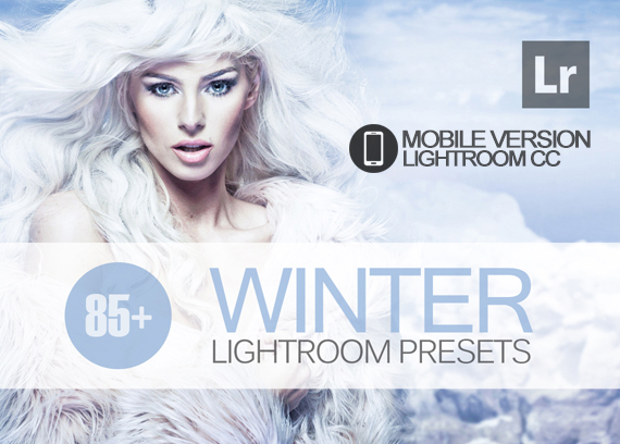 85+ Winter Lightroom Mobile bundle (Presets for Lightroom Mobile CC) 