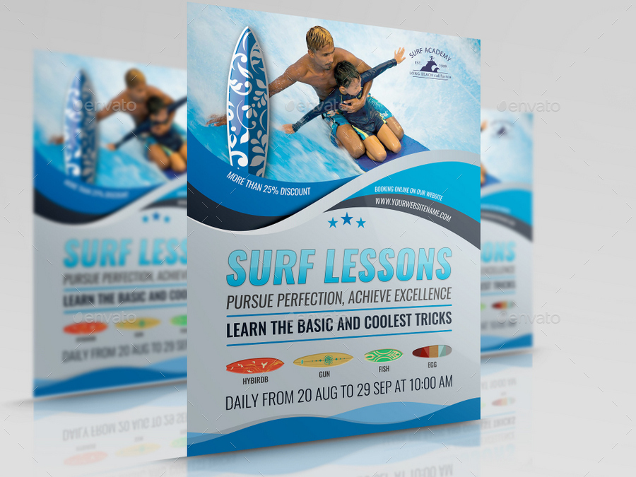  Surf Sport Training Advertising Bundle 