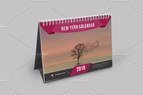 Desk Calendar 2019 V17