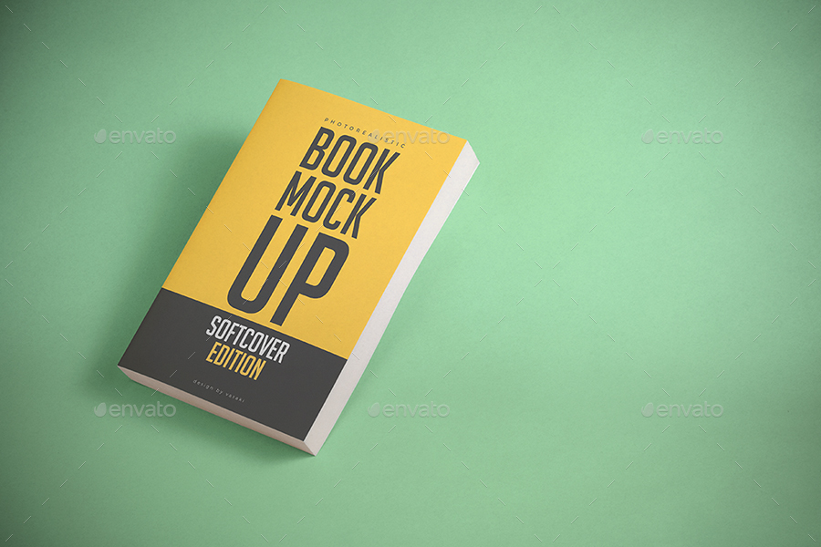  Softcover Book Mock-up 