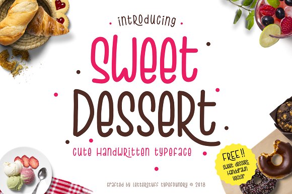 Sweet Dessert Typeface