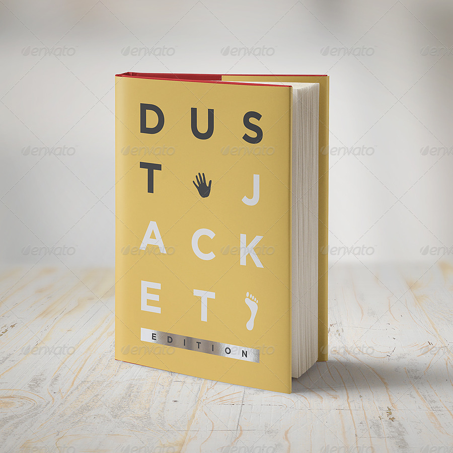  Book Mock-Up / Dust Jacket Edition 