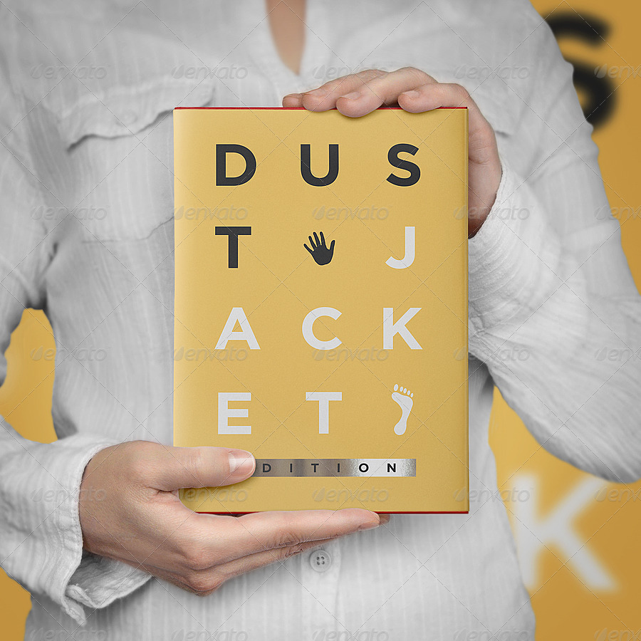  Book Mock-Up / Dust Jacket Edition 