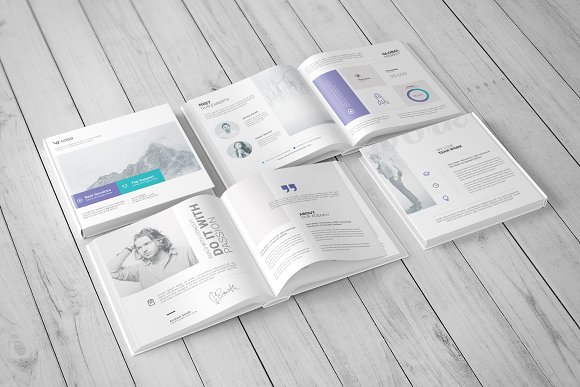 دانلود موکاپ کتاب مربع
