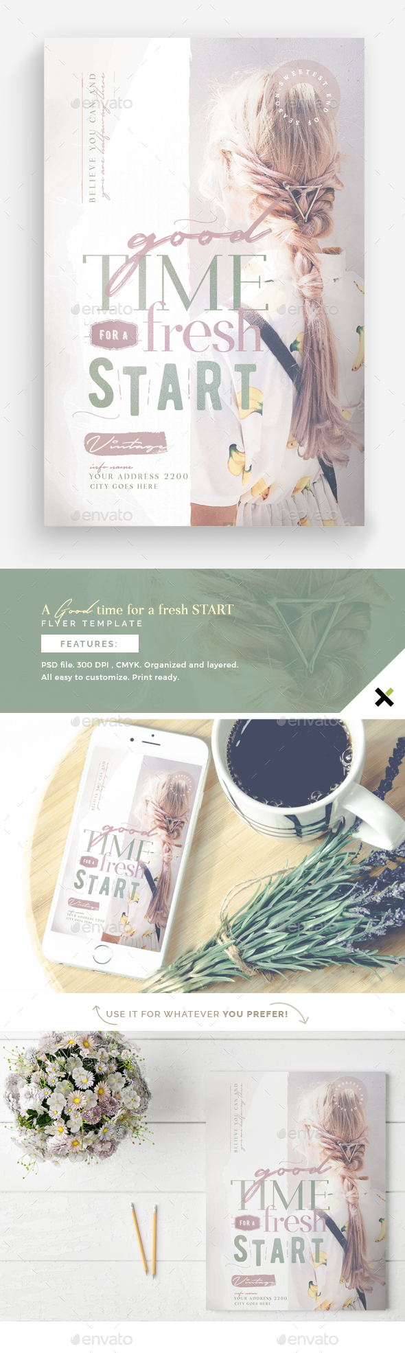  A Good Time For A Fresh Start Flyer Template 