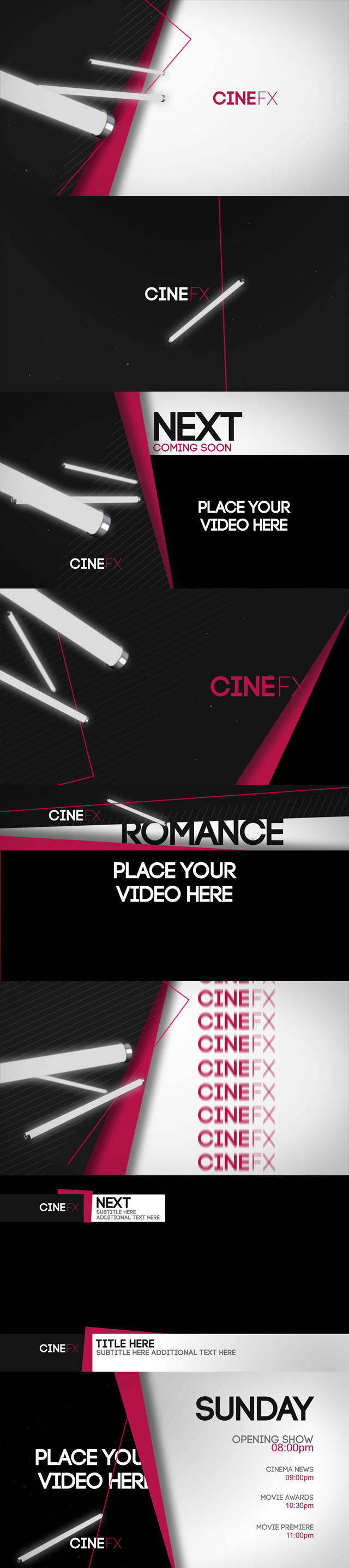  Cine FX Broadcast Channel Package 