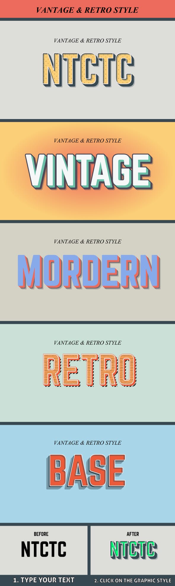 Vintage And Retro Graphic Style