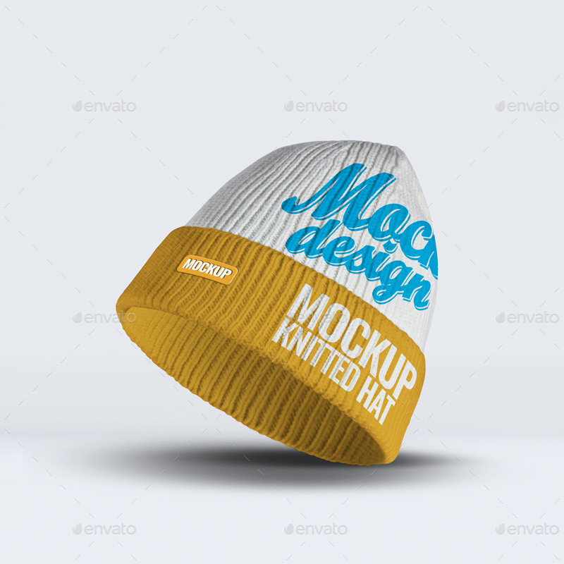 Knitted Hat Mock-Up
