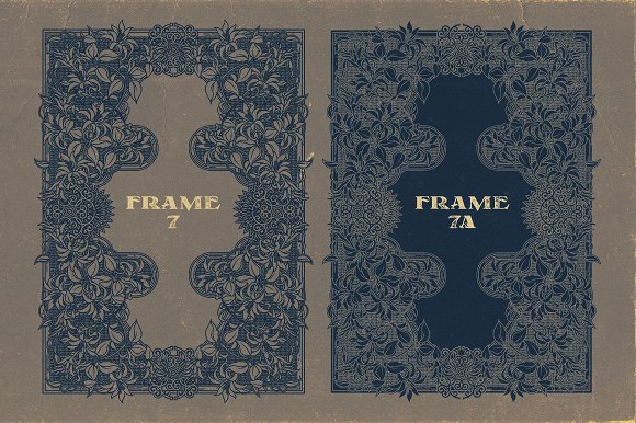 20 Ornamental Vintage Frames 2