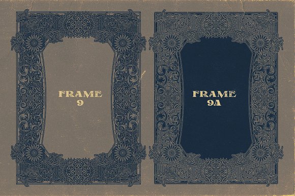 20 Ornamental Vintage Frames 2