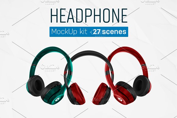 Headphones Mockup Kit