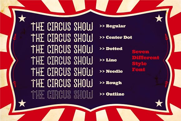 The Circus Show - Display Font