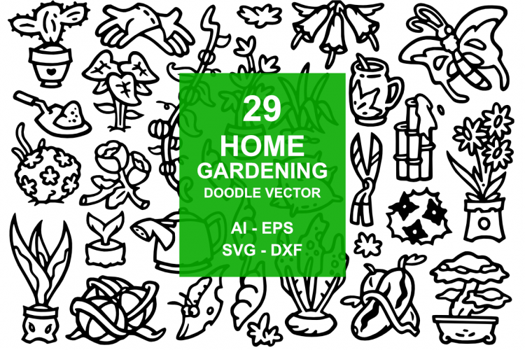 29 Home Garden Doodles