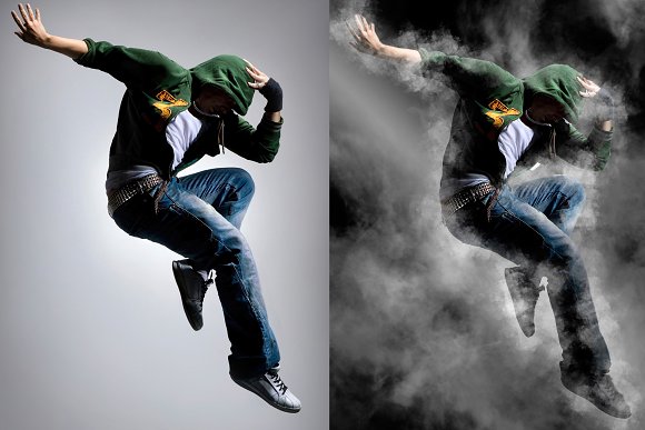 Smoke Effect - Photo shop Action