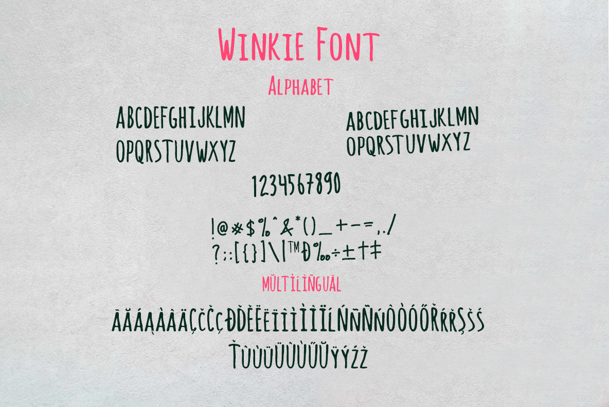 Winkie Wonka Font Duo 