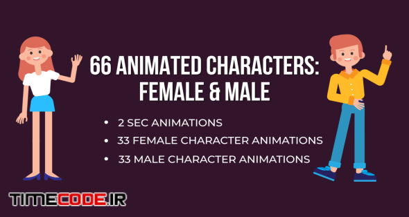 Character Animations Pack: Male & Female