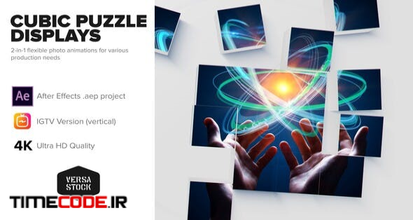 Cubic Puzzle Promo Cards 4K and Social 