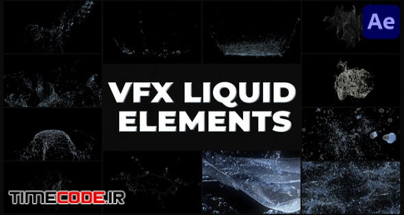  VFX Liquid Pack | After Effects 