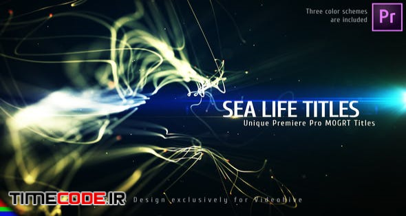  Sea Titles - Premiere Pro | Mogrt 