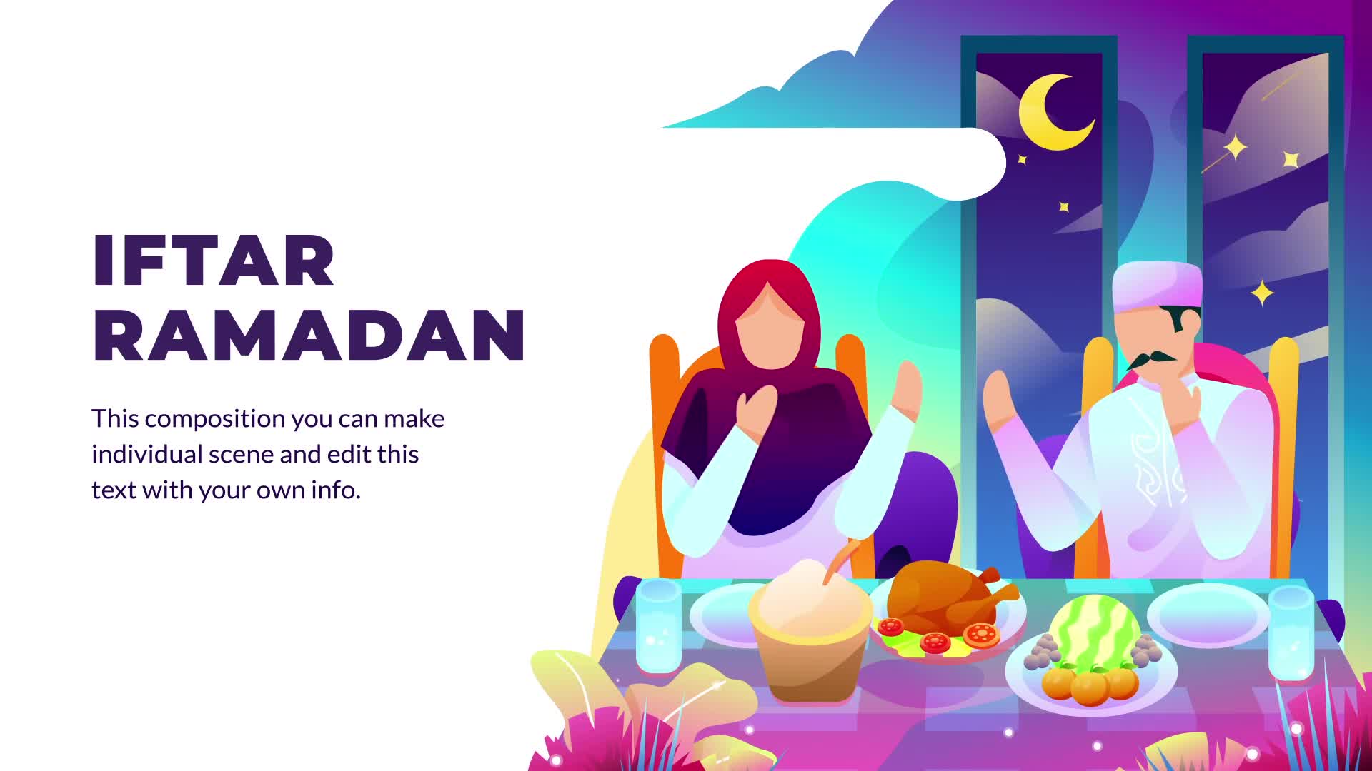  Ramadan Mubarak Animation | After Effects 