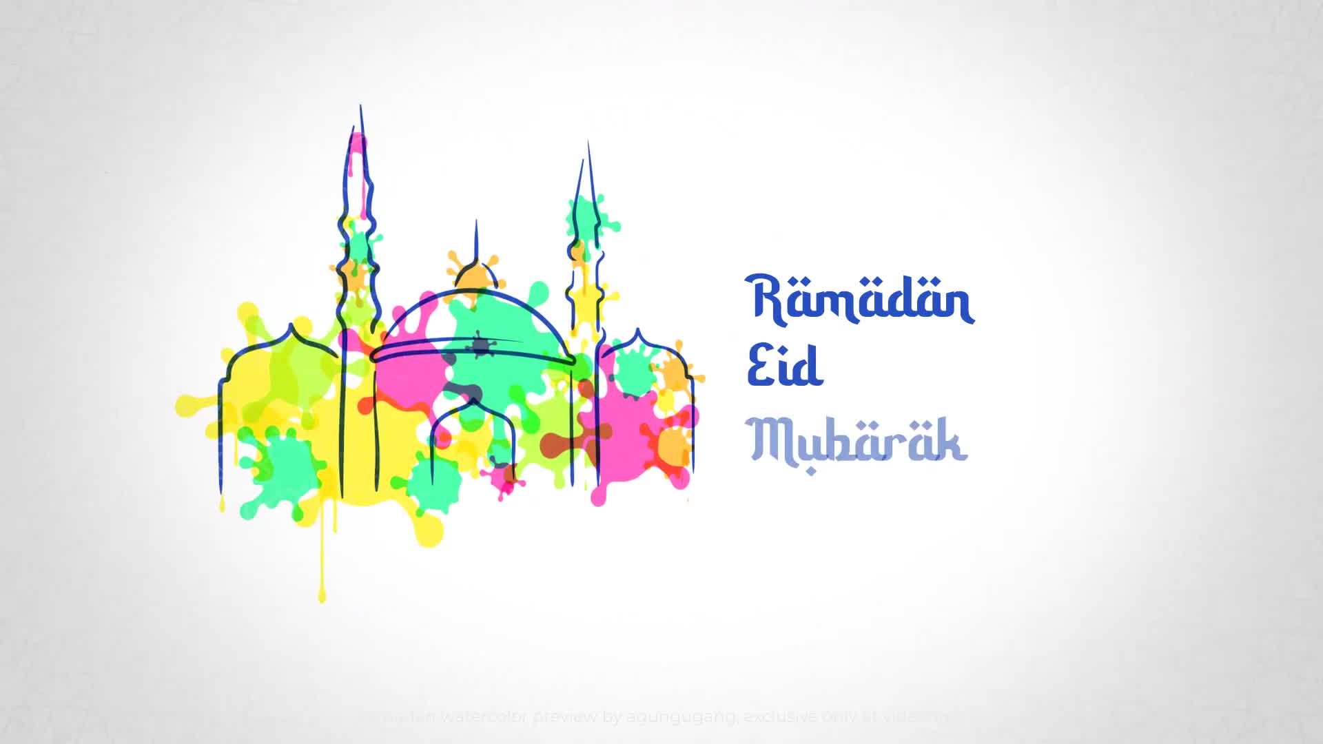  Ramadan Watercolor 