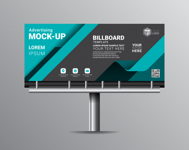 Billboard Template Designs For Outdoor Advertising. 
