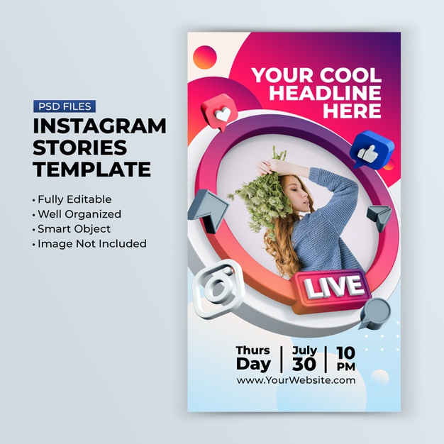 Live Streaming Workshop Instagram Post Social Media Post Template 
