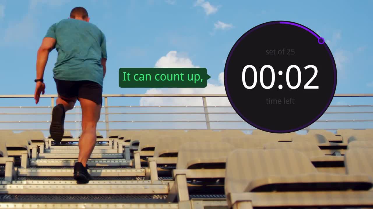 Fitness Count Up Down Timer