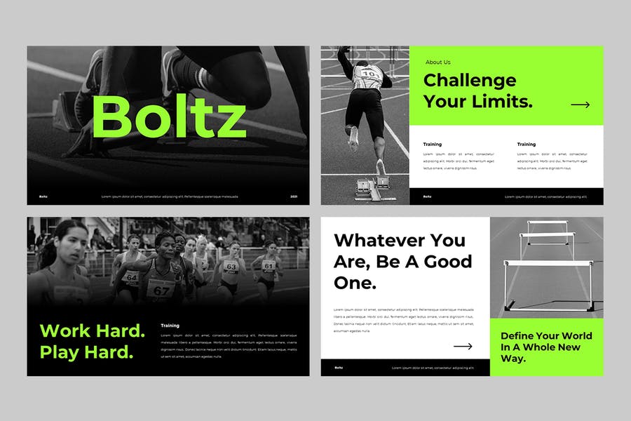 BOLTZ - Sport & Fitness Powerpoint Template