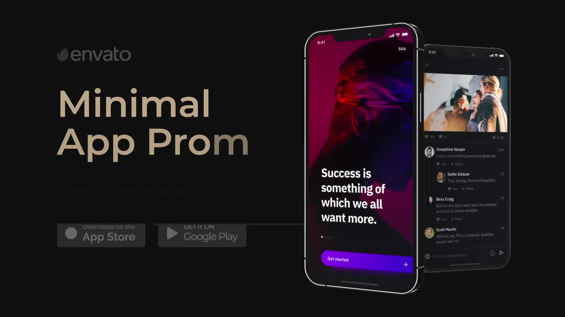  Mobile Minimal App Promo 