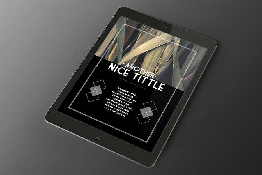 Le Journal Tablet Magazine Indesign Template