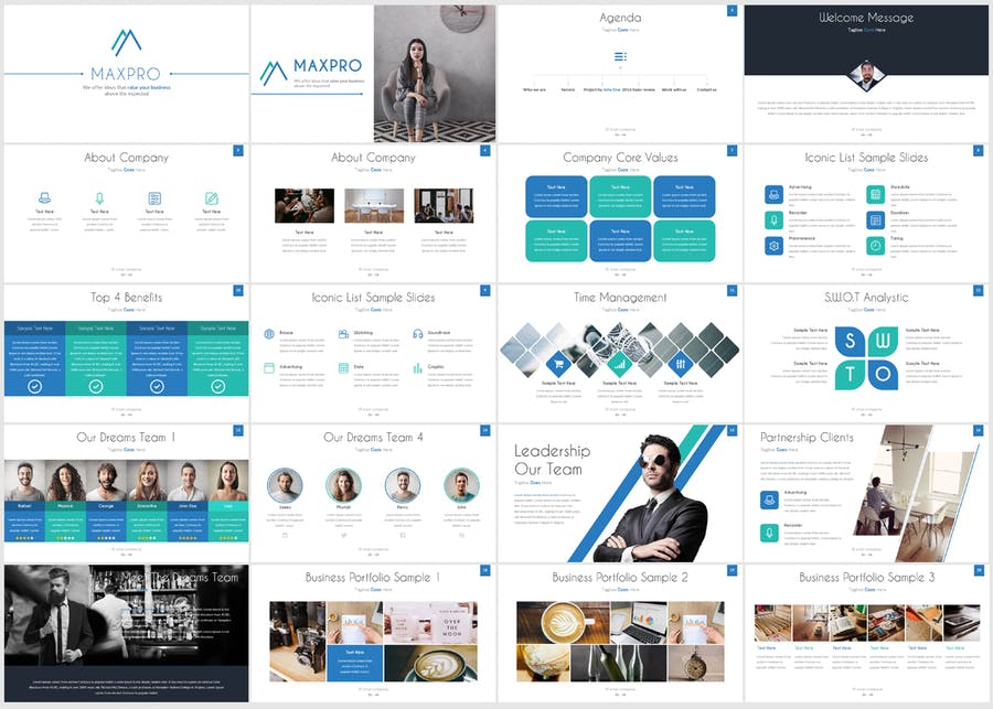 MAXPRO - POWERPOINT TEMPLATE